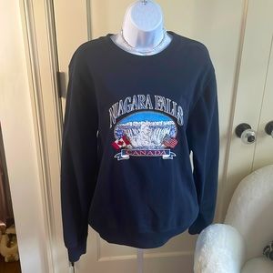 Brandy Melville “Niagara Falls” hoodless sweatshirt One Size